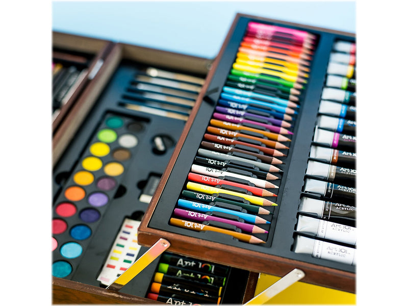 Art 101 Deluxe Art Set, Assorted Colors, 215 Pieces (53215)