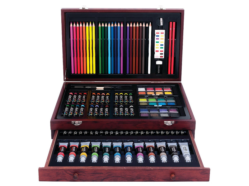 Art 101 Deluxe Art Set, Assorted Colors, 119 Pieces (56119)