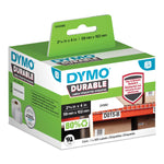 DYMO LabelWriter 1933088 Durable Industrial Labels, 4" x 2-5/16", Black on White, 300 Labels/Roll (1933088)