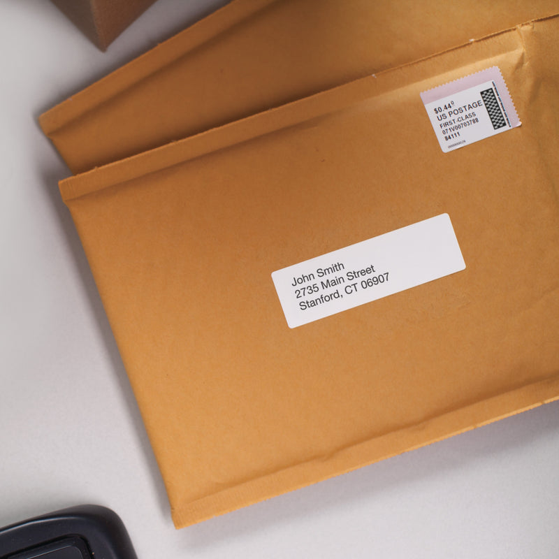 DYMO LabelWriter 30320 Mailing Address Labels, 3-1/2" x 1-1/8", Black on White, 260 Labels/Roll, 2 Rolls/Box (30320)