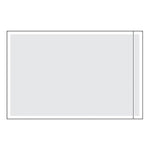 7 x 10", "Clear Face" Document Envelopes, Clear, 1000/Carton (PL520)