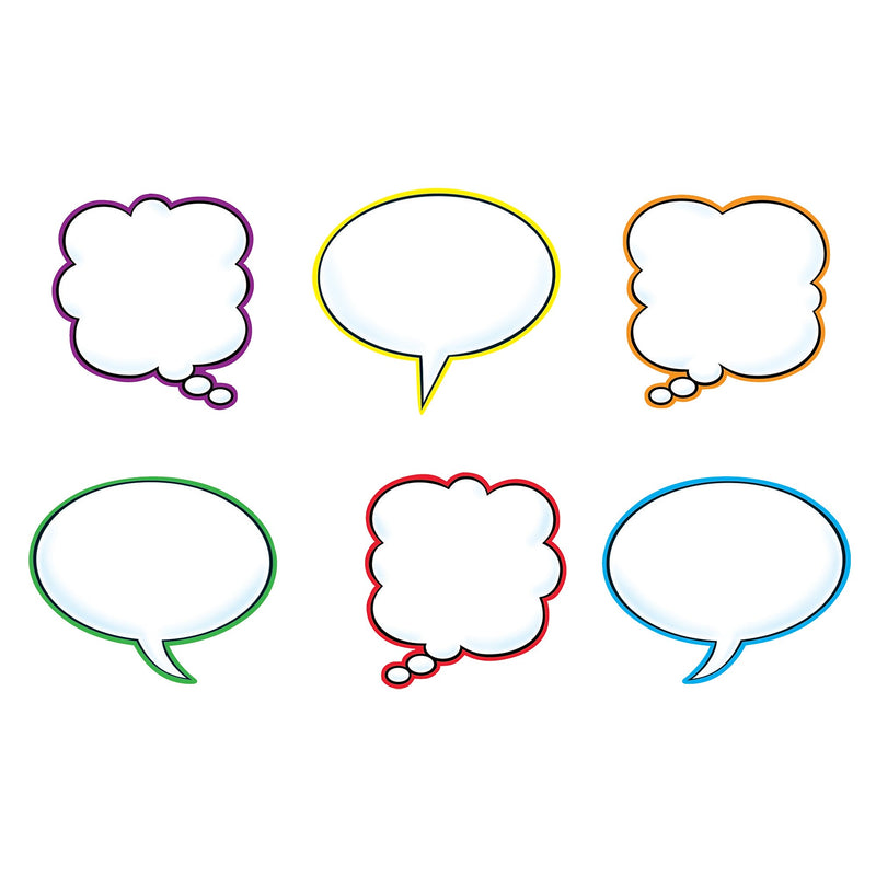 TREND Speech Balloons Classic Accents Variety Pack, 36 Per Pack, 3 Packs (T-10928-3)