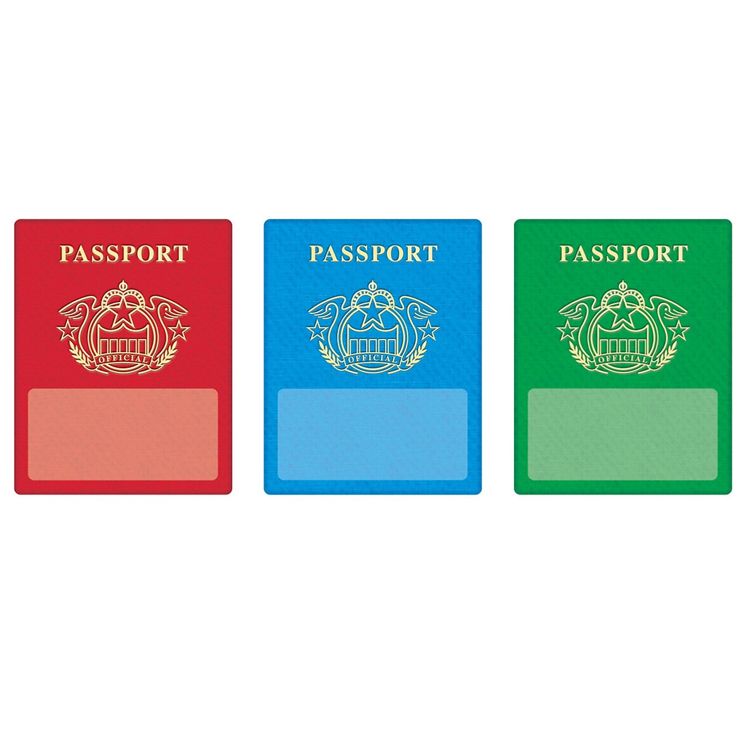 TREND Passports Classic Accents Variety Pack, 36 Per Pack, 3 Packs (T-10980-3)