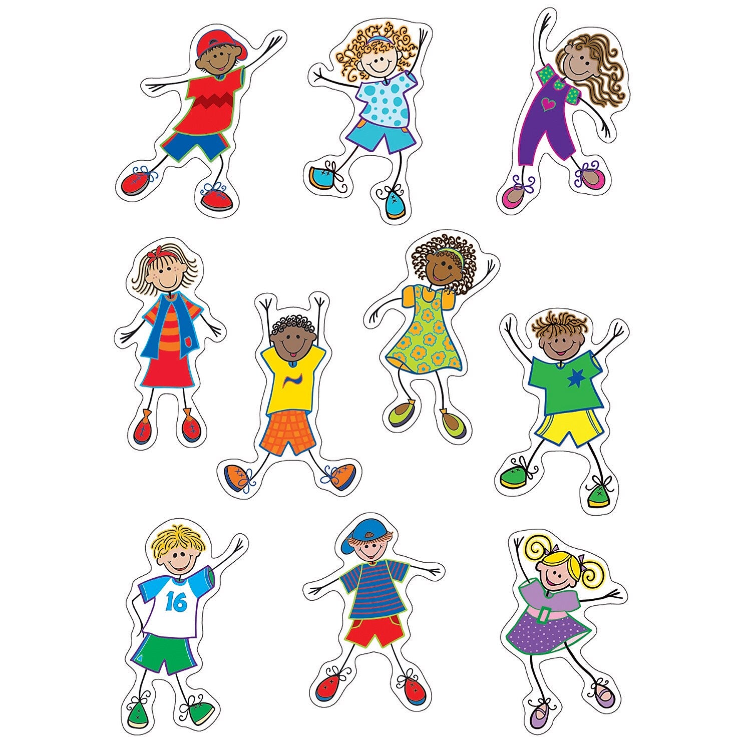Teacher Created Resources Fantastic Kids Accents, 30 Per Pack, 3 Packs (TCR5244-3)
