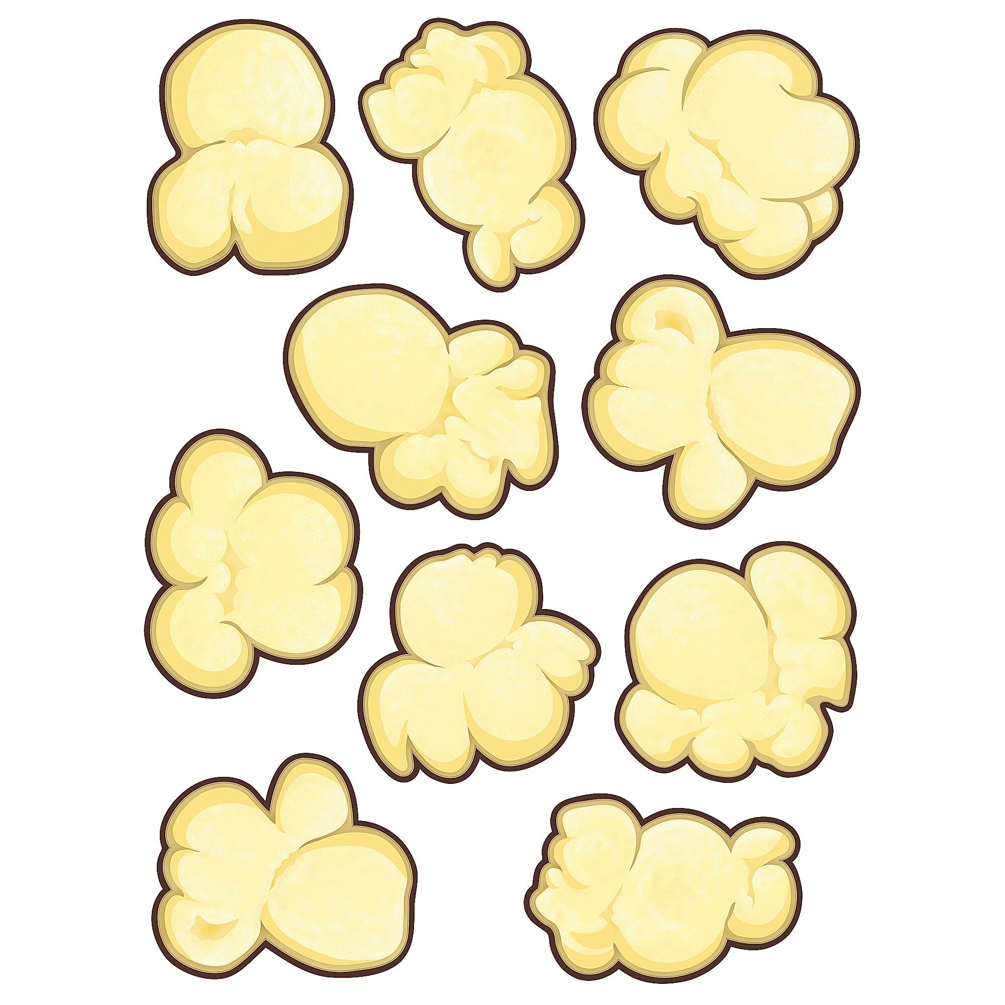 Teacher Created Resources Popcorn Accents, 30 Per Pack, 3 Packs (TCR5287-3)