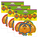 Teacher Created Resources Turkey Accents, 30 Per Pack, 3 Packs (TCR5288-3)