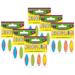 Teacher Created Resources Surfboards Mini Accents, 36 Per Pack, 6 Packs (TCR5537-6)