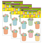 Teacher Created Resources Rustic Bloom Mason Jars Accents, 30 Per Pack, 3 Packs (TCR8551-3)