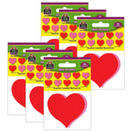Teacher Created Resources Hearts Mini Accents, 36 Per Pack, 6 Packs (TCR8739-6)