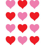 Teacher Created Resources Hearts Mini Accents, 36 Per Pack, 6 Packs (TCR8739-6)