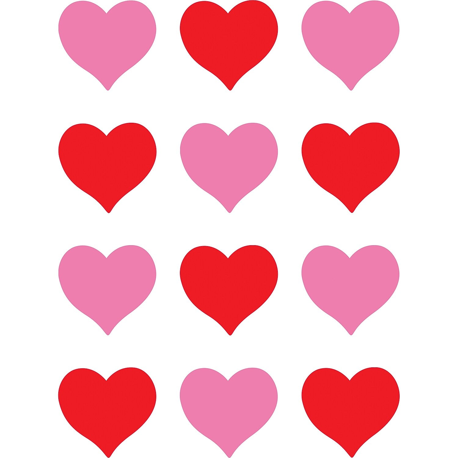 Teacher Created Resources Hearts Mini Accents, 36 Per Pack, 6 Packs (TCR8739-6)