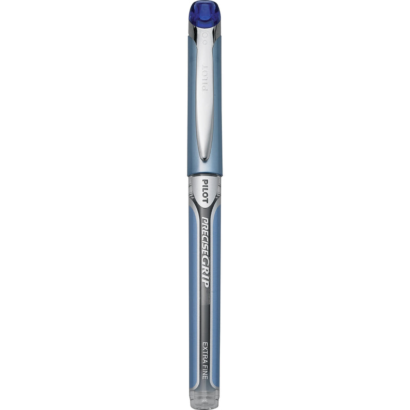 Pilot Precise Grip Rollerball Pens, Extra Fine Point, Blue Ink, Dozen (28802)