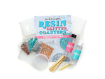 Art 101 Crafts Resin Glitter Coaster Kit, Assorted Colors, 6/Carton (40064)