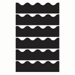 Carson Dellosa Education Black Scalloped Border, 39 Feet Per Pack, 6 Packs (CD-1210-6)
