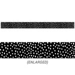 Creative Teaching Press® Straight Border, 3" x 144', Messy Dots on Black (CTP10452-3)