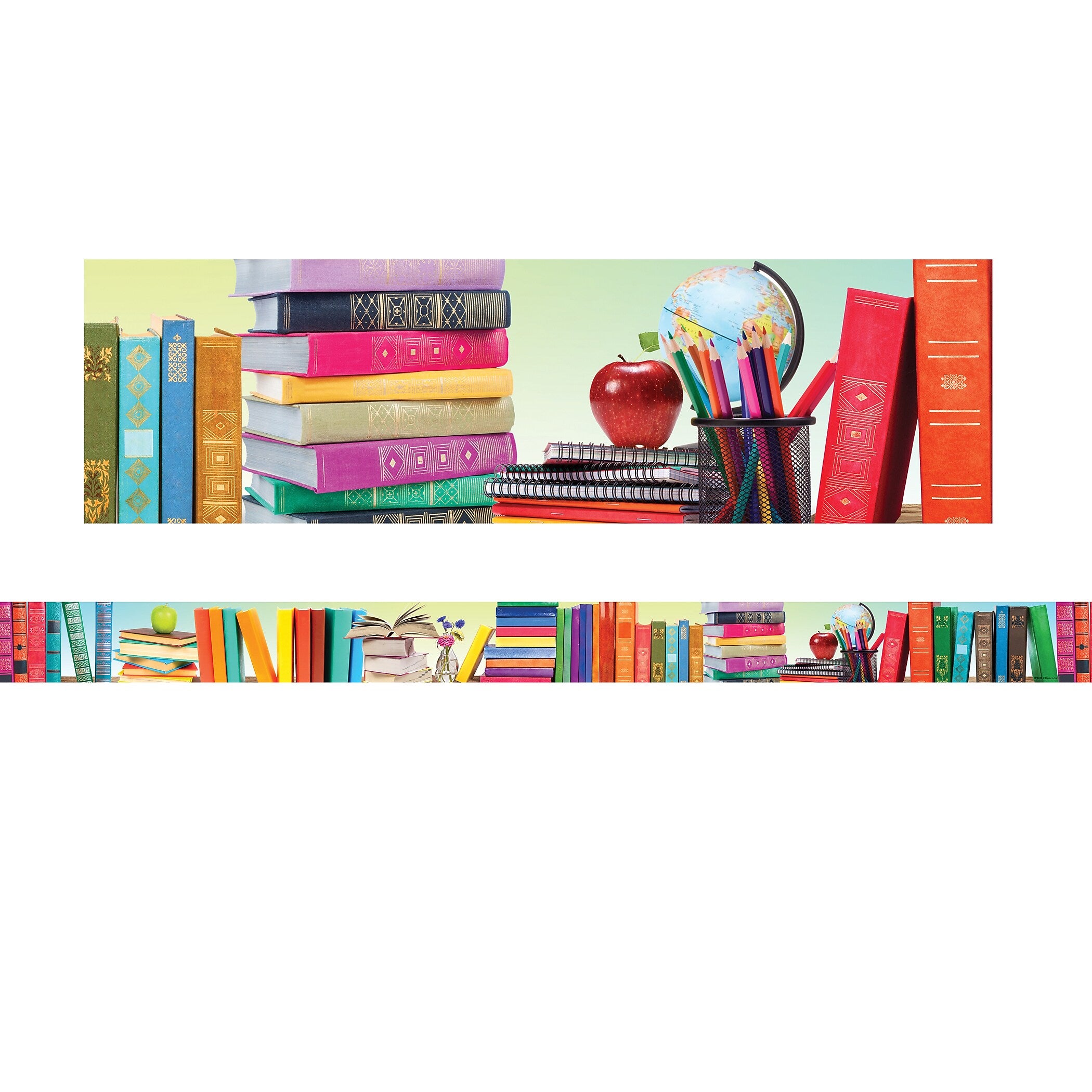 Edupress Book Parade Photo Border, 35 Feet Per Pack, 6 Packs (EP-3289-6)