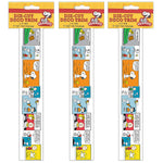 Eureka Peanuts Comic Blocks Extra Wide Die Cut Deco Trim®, 37 Feet Per Pack, 3 Packs (EU-845072-3)