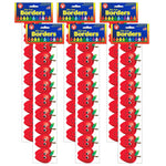Hygloss Happy Apples Border, 36 Feet Per Pack, 6 Packs (HYG33646-6)