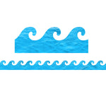 Hygloss Ocean Waves Border, 36 Feet Per Pack, 6 Packs (HYG33657-6)