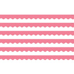 Teacher Created Resources Light Pink Scalloped Border Trim, 35 Feet Per Pack, 6 Packs (TCR2147-6)