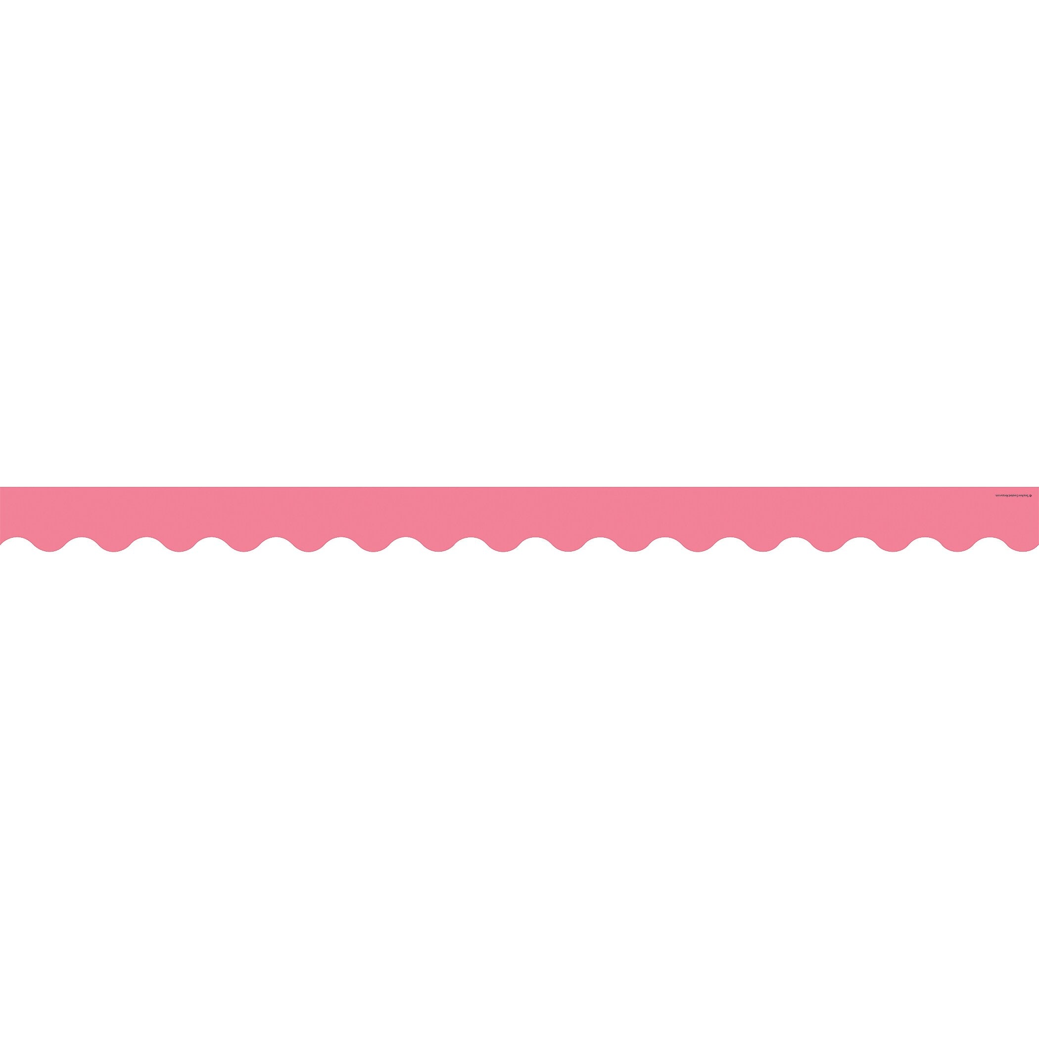 Teacher Created Resources Light Pink Scalloped Border Trim, 35 Feet Per Pack, 6 Packs (TCR2147-6)