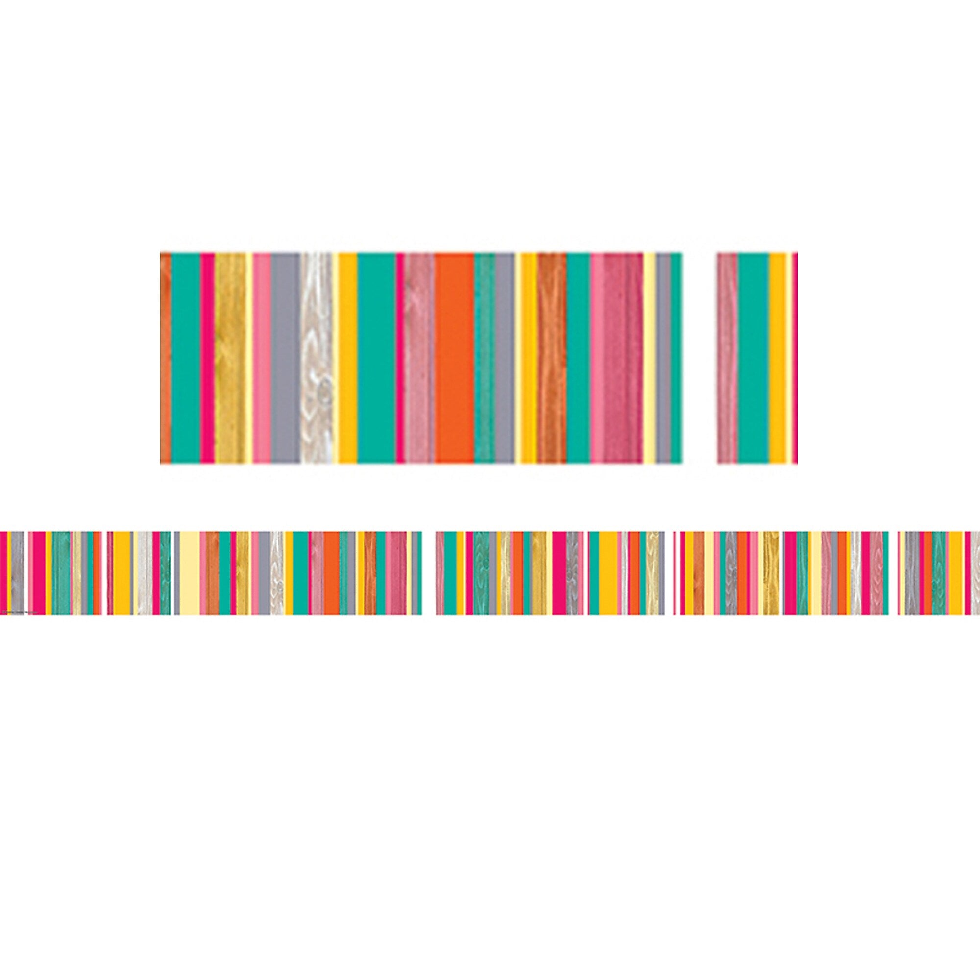 Teacher Created Resources Tropical Punch Straight Border Trim, 35 Feet Per Pack, 6 Packs (TCR2658-6)