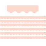 Teacher Created Resources Scalloped Border, 2.19" x 210', Blush Pink (TCR3065-6)