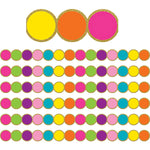 Teacher Created Resources Confetti Circles Die-Cut Border Trim, 35 Feet Per Pack, 6 Packs (TCR3571-6)