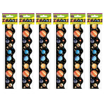 Teacher Created Resources Scalloped Solar System Border Trim, 35 Feet Per Pack, 6 Packs (TCR4600-6)