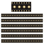 Teacher Created Resources Black Marquee Straight Border Trim, 35 Feet Per Pack, 6 Packs (TCR5613-6)