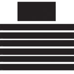 Teacher Created Resources Black Straight Border Trim, 35 Feet Per Pack, 6 Packs (TCR5789-6)