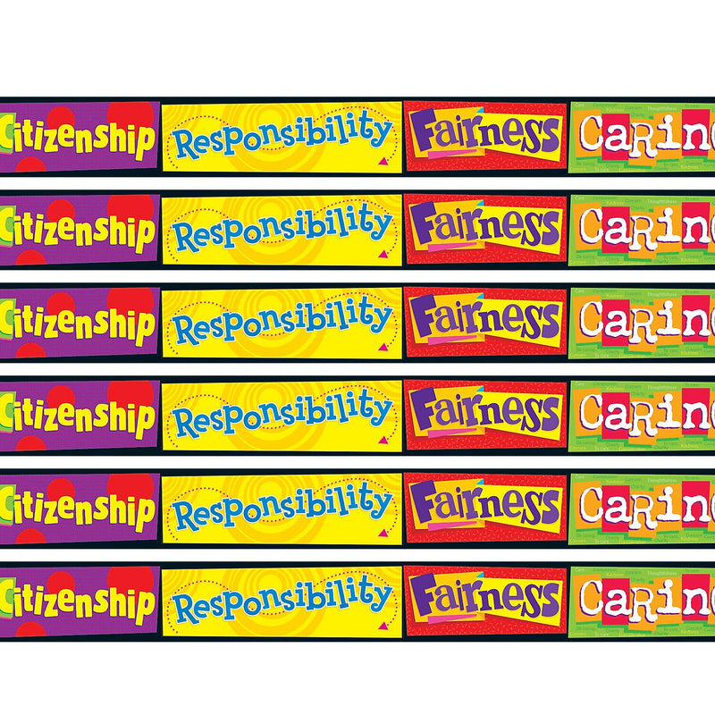 TREND Character Education Bolder Borders, 35.75' Per Pack, 6 Packs (T-85062-6)