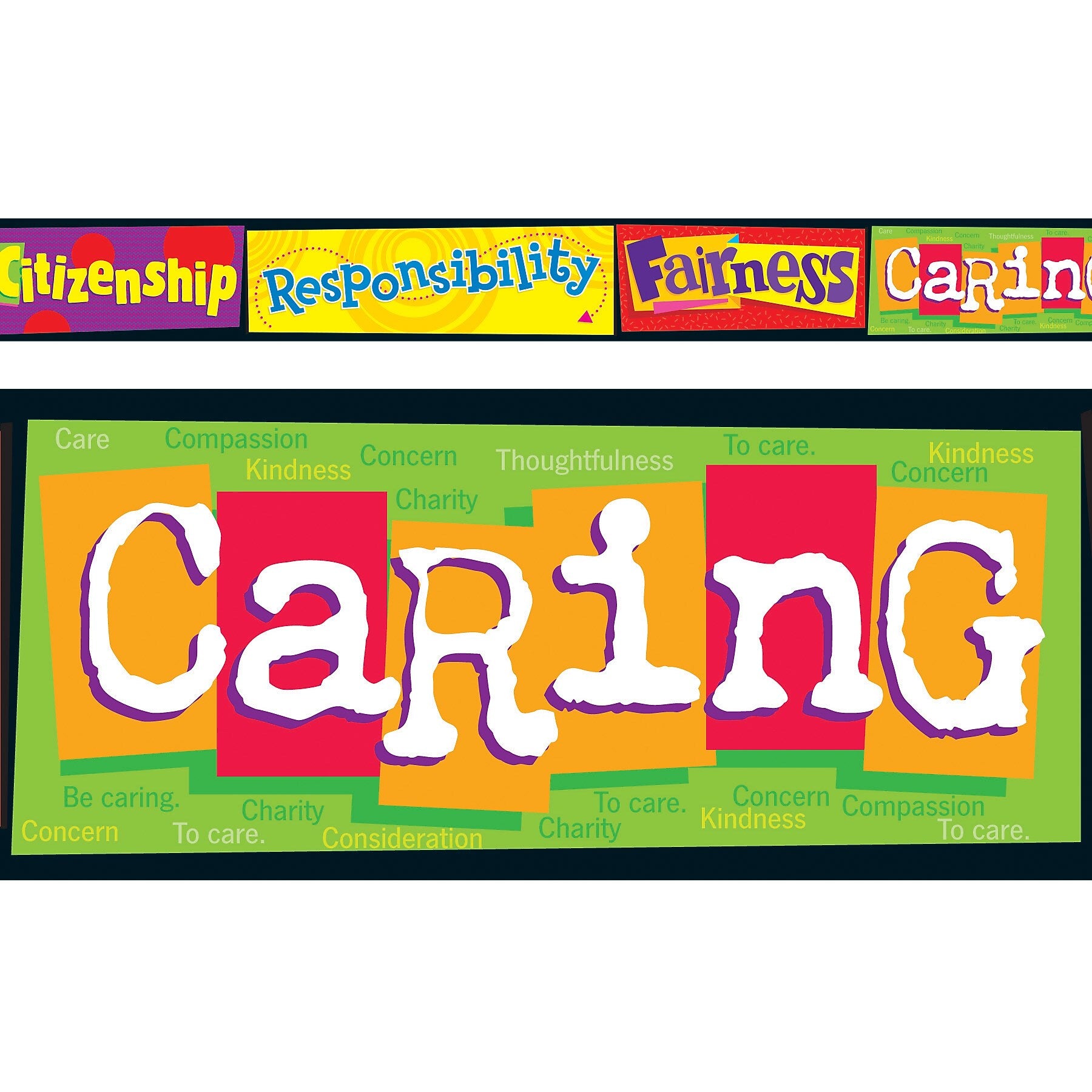 TREND Character Education Bolder Borders, 35.75' Per Pack, 6 Packs (T-85062-6)