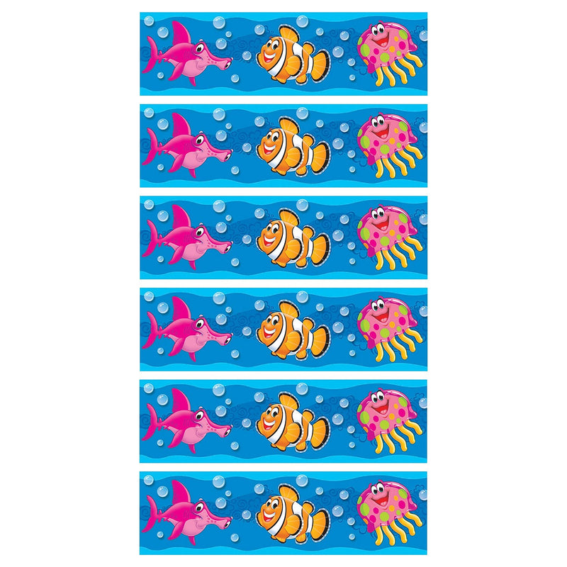 TREND Sea Buddies Bolder Borders, 35.75' Per Pack, 6 Packs (T-85130-6)