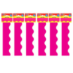TREND Hot Pink Terrific Trimmers, 39 Feet Per Pack, 6 Packs (T-91256-6)