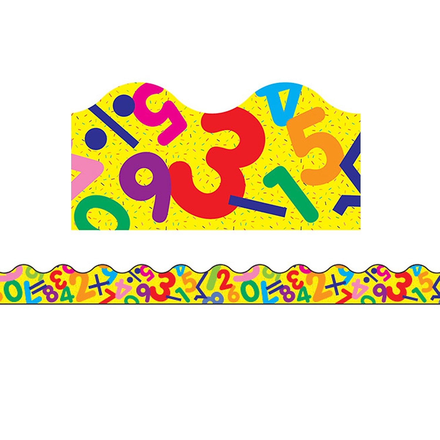 TREND Math Fun Terrific Trimmers, 39 Feet Per Pack, 6 Packs (T-91400-6)