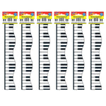 TREND Musical Keyboard Terrific Trimmers, 39 Feet Per Pack, 6 Packs (T-92348-6)