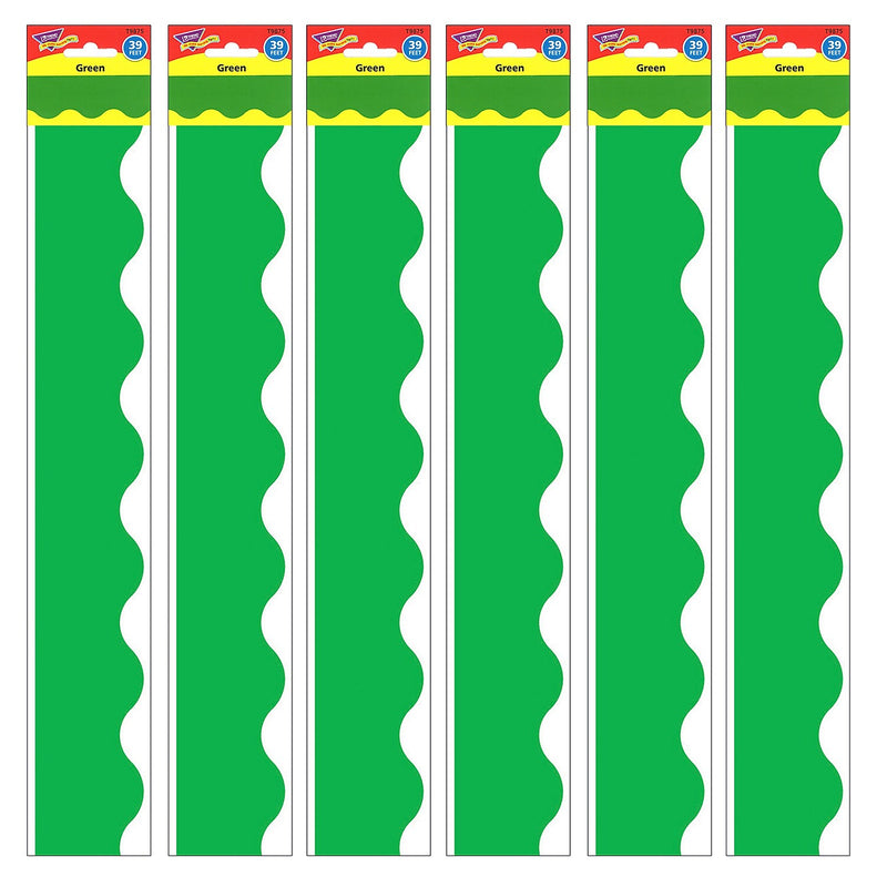 TREND Green Terrific Trimmers, 39 Feet Per Pack, 6 Packs (T-9875-6)