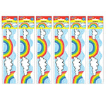 TREND Rainbow Terrific Trimmers, 39 Feet Per Pack, 6 Packs (T-9882-6)