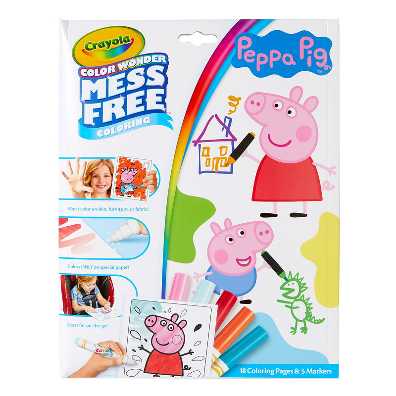 Crayola Color Wonder Mess Free: Peppa Pig Coloring Pad & Markers (BIN757000)