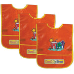 Creativity Street Children's Artist Smock, Orange, 15" x 12", Pack of 3 (CK-5207-3)