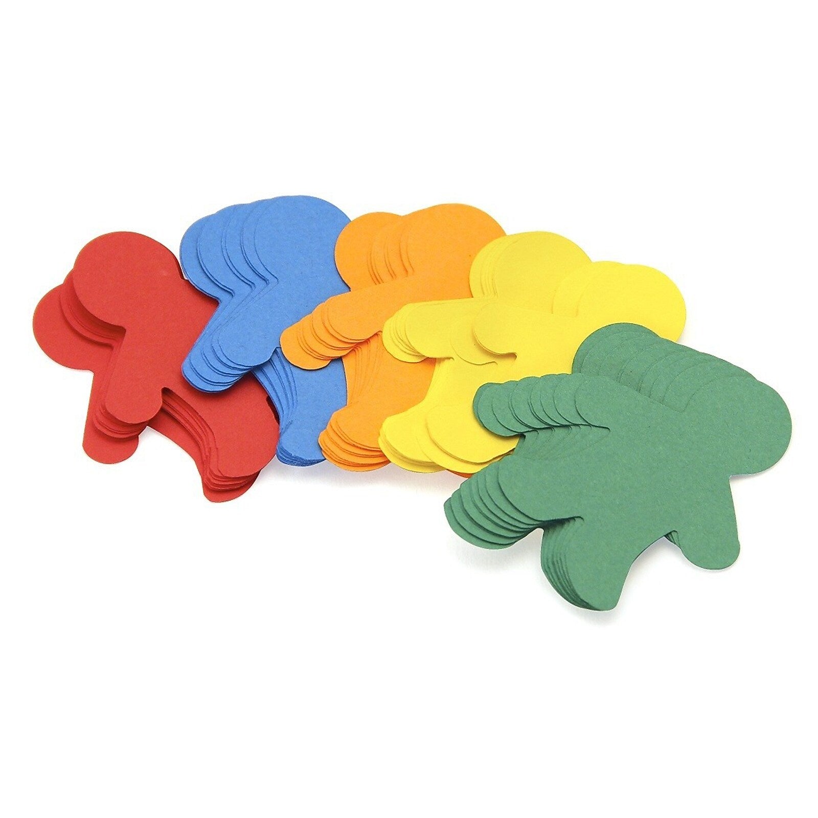 Hygloss Pocket Shapes, 2" People, 100/Pack, 6 Packs (HYG61521-6)