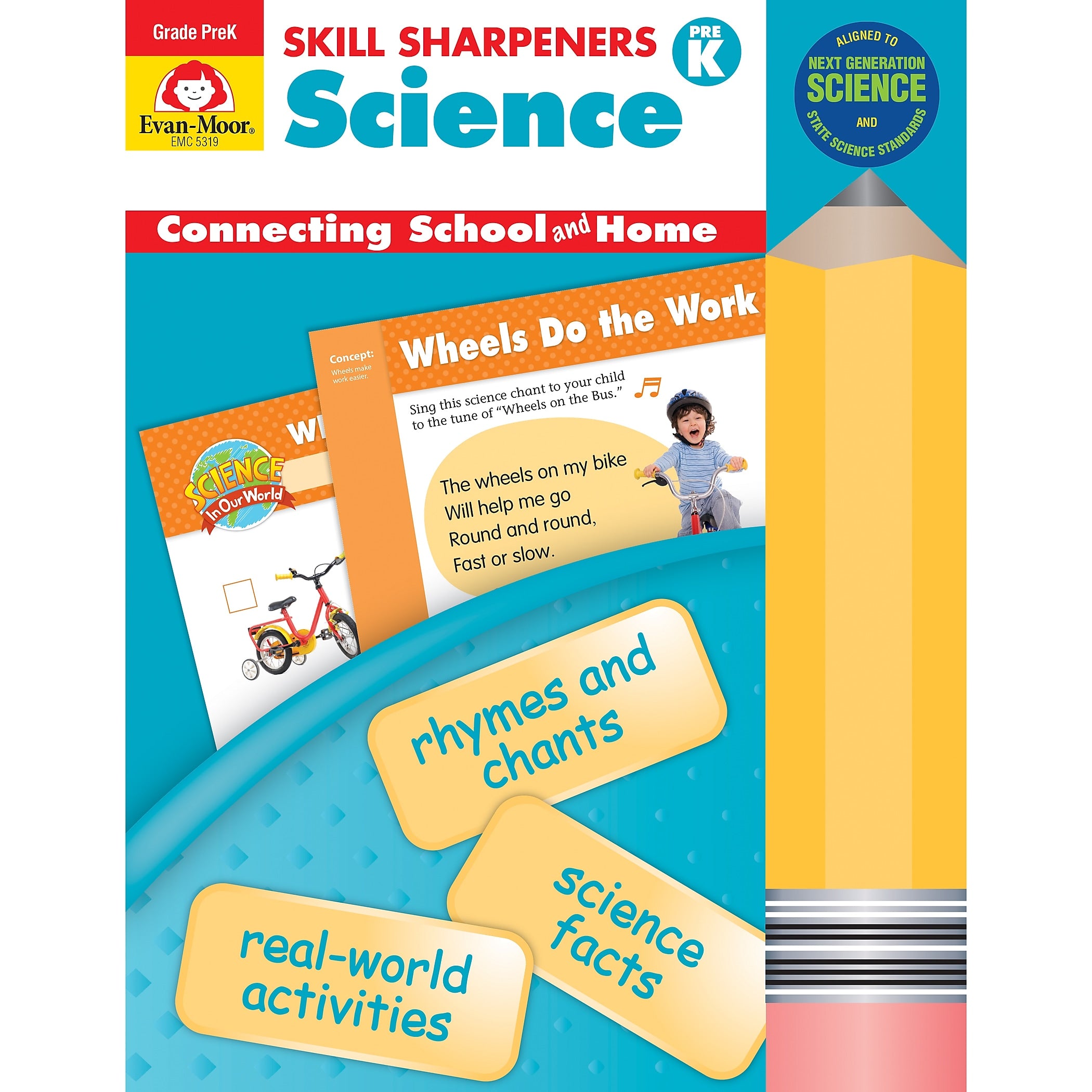 Evan-Moor Educational Publishers Skill Sharpeners Science for Grade PK Activity Book