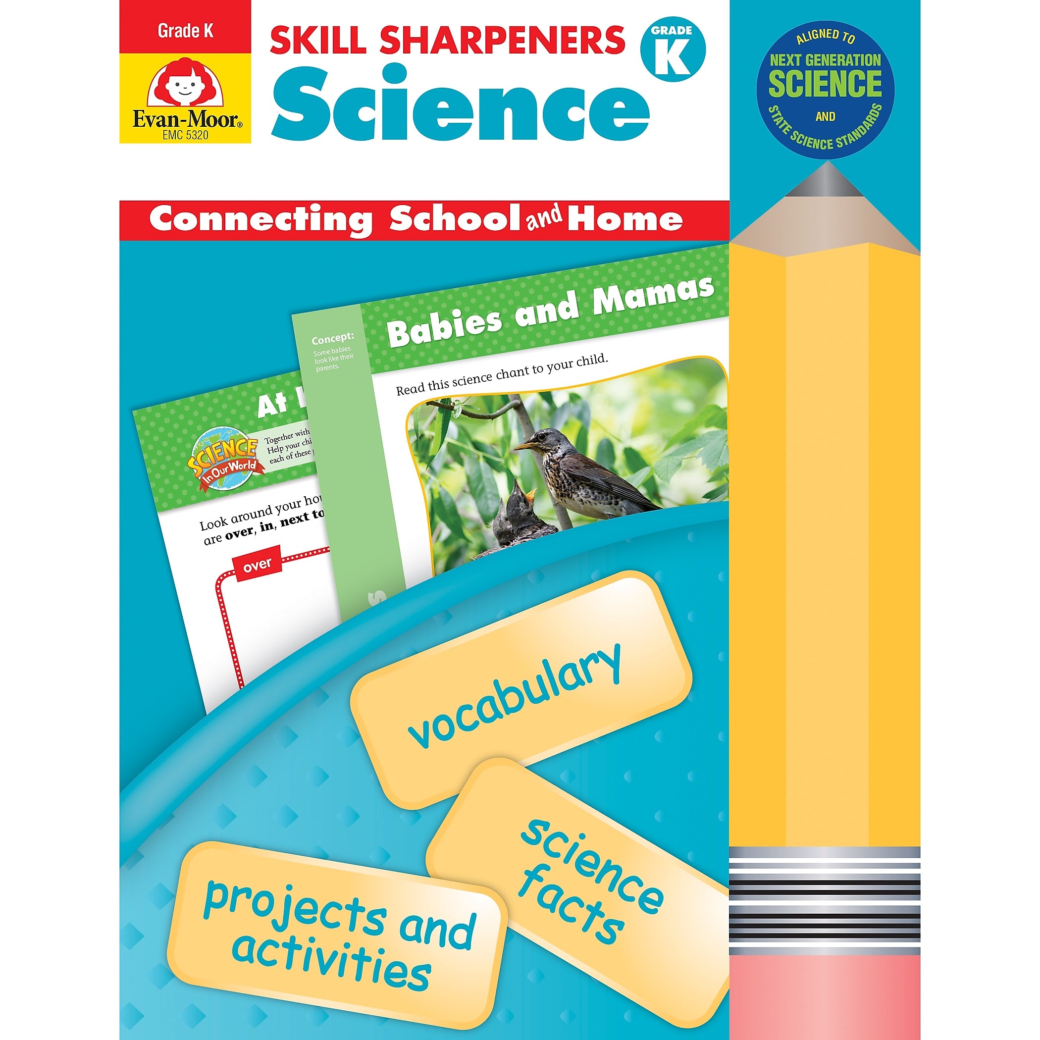 Evan-Moor Educational Publishers Skill Sharpeners Science for Grade K Activity Book