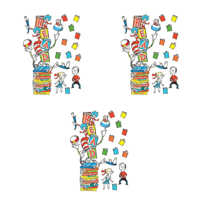 Eureka Dr. Seuss™ Reading All-In-One Door Decor Kit, 34 Pieces Per Set, 3 Sets (EU-849314-3)