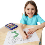 Melissa & Doug Jumbo Multi-Theme Coloring Pad, 50 Pages, 6/Bundle (LCI4226-6)