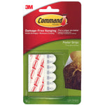3M® Command™ Poster Strips, 1.75" x 0.625", White (MMM17024-6)