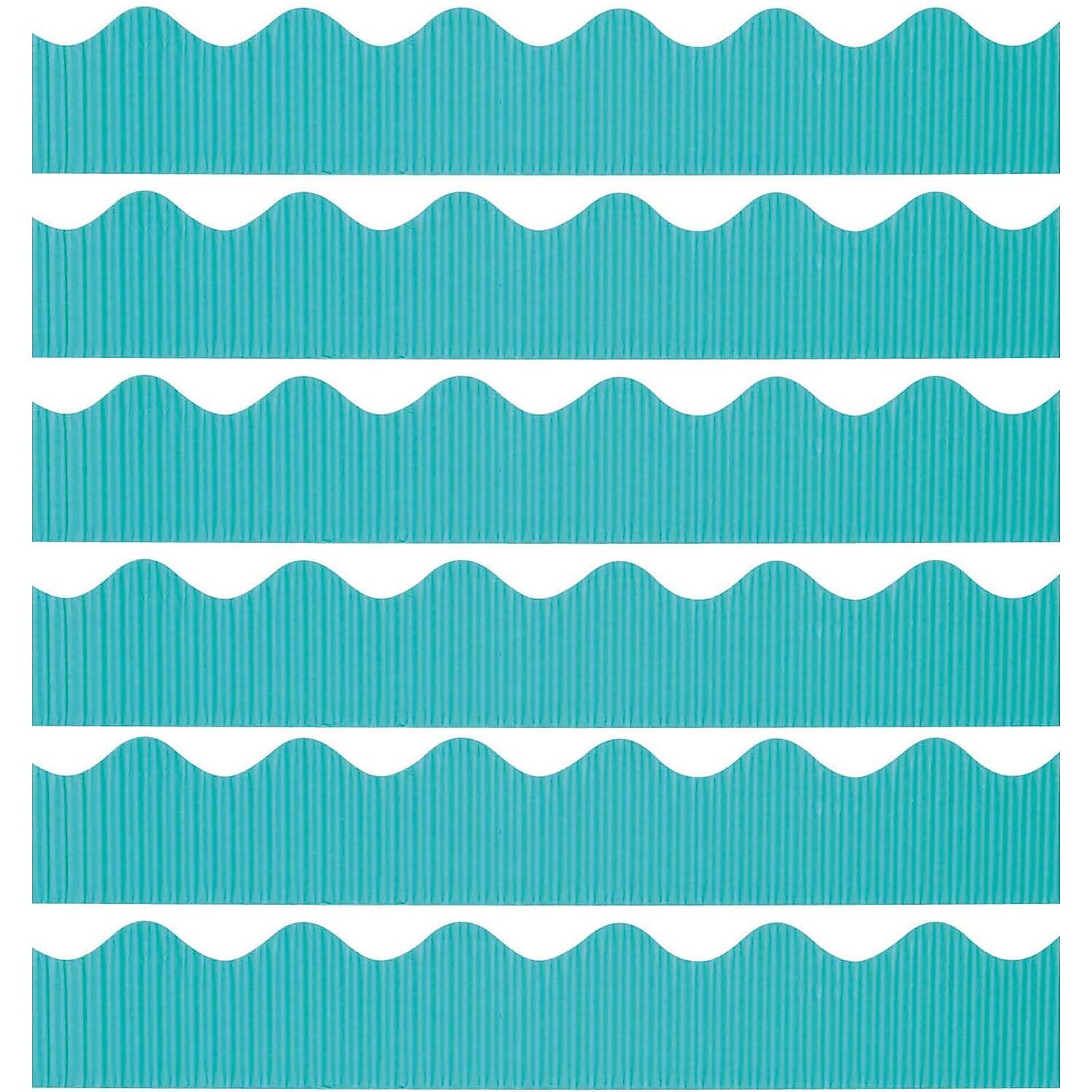 Bordette Decorative Border, Azure, 2-1/4" x 50', 6 Rolls (PAC37166-6)