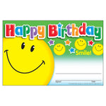 TREND Happy Birthday Smile Recognition Awards, 30 Per Pack, 6 Packs (T-81018-6)