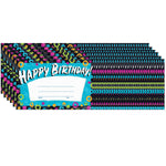 TREND Color Harmony Birthday Recognition Awards, 5.5" x 8.5", Multicolored, 30 Per Pack, 6 Packs (T-81090-6)